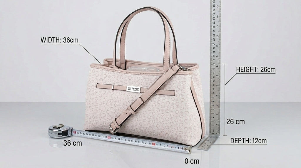 Bolso Guess Rosa Palo Mujer Elegante Crossbody Original