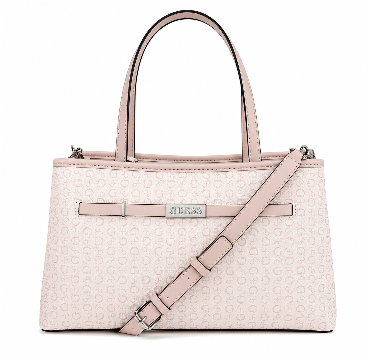 Bolso Guess Rosa Palo Mujer Elegante Crossbody Original