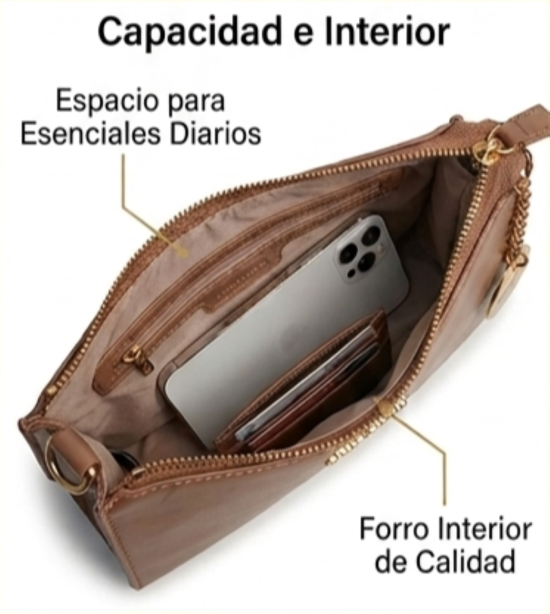 Bolso Steve Madden Camel Dorado — Envío Express a México