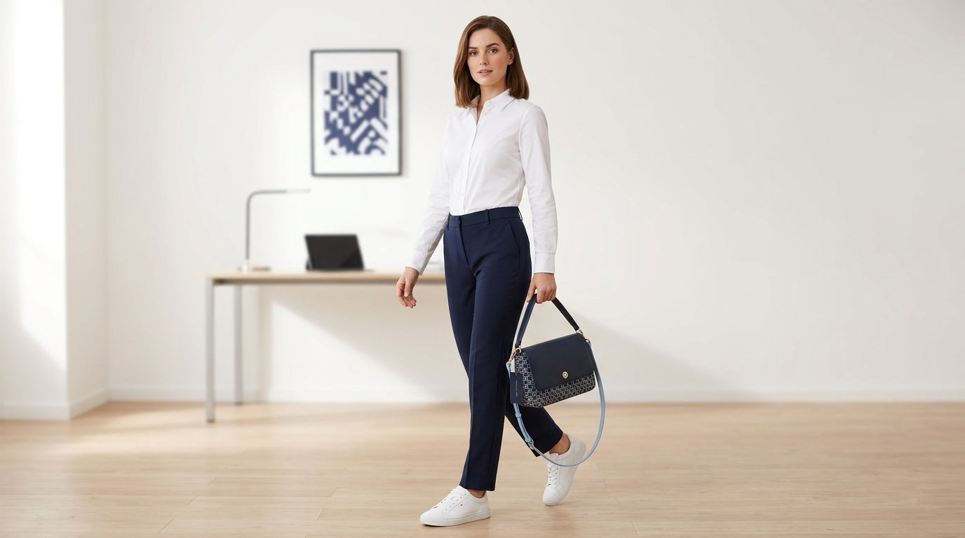 Bolso Tommy Hilfiger Mujer Navy Shoulderbag Elegante